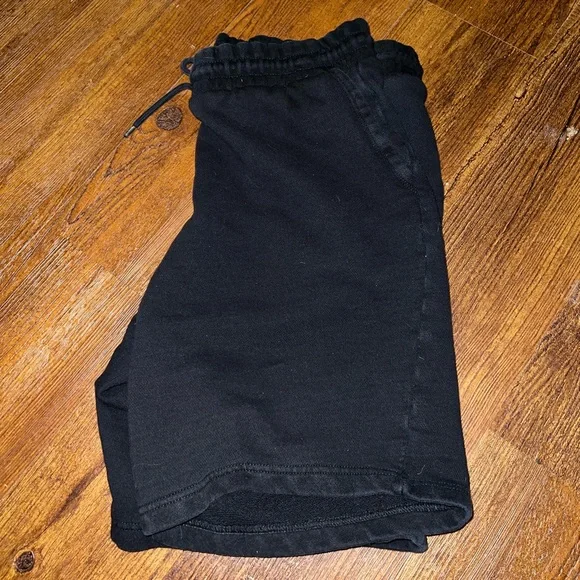 H&M Black Drawstring Cotton Shorts Size XL - Picture 7 of 13